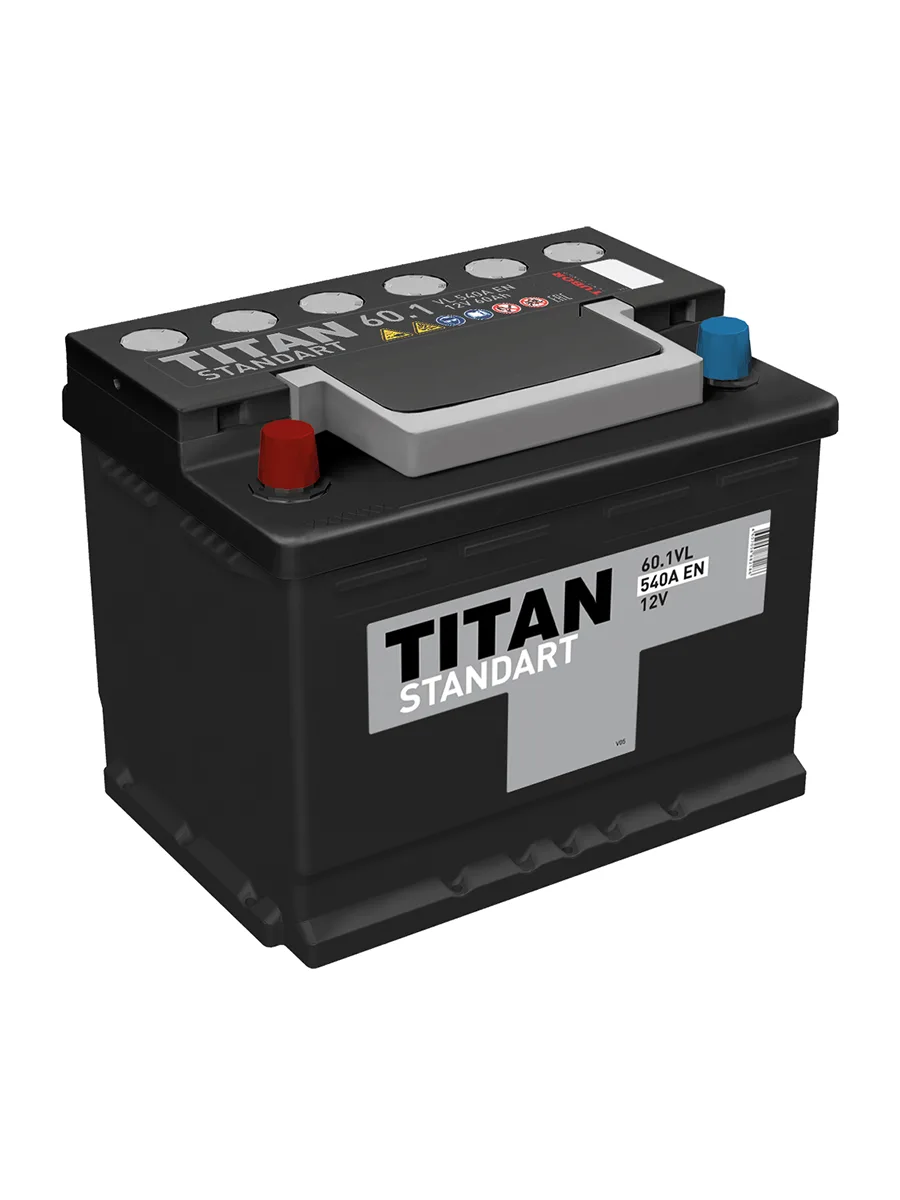 Автомобильный аккумулятор 12В 540Ач Titan Standart 6CT-60.1 VL