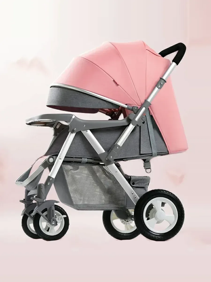 Детская коляска Belecoo 511 розовая