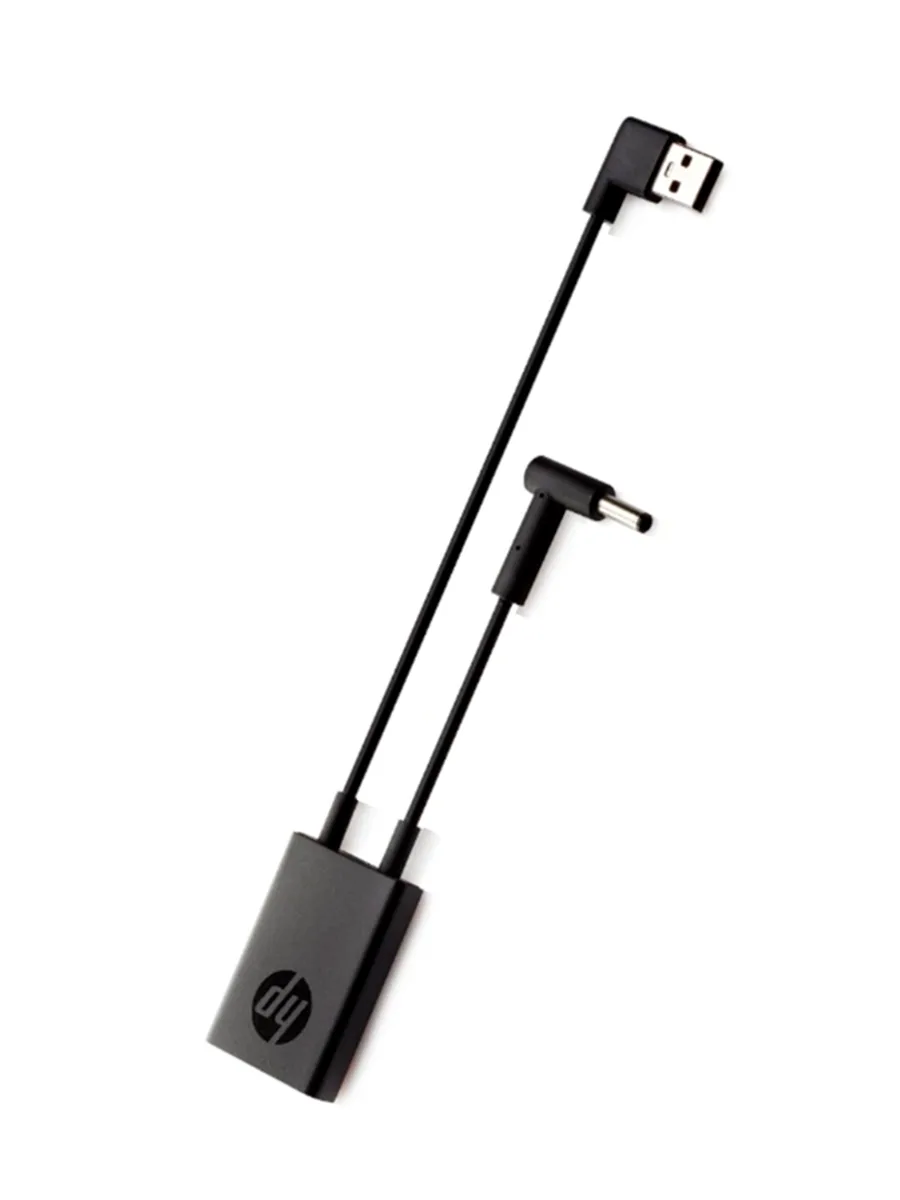Адаптер USB Type-С - Type-A/4.5мм HP 2NA11AA черный