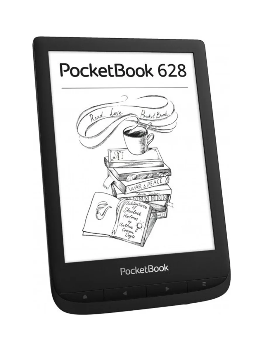 Электронная книга 6″ 512MB PocketBook 628 Touch Lux 5 Ink черный (PB628-P-CIS)
