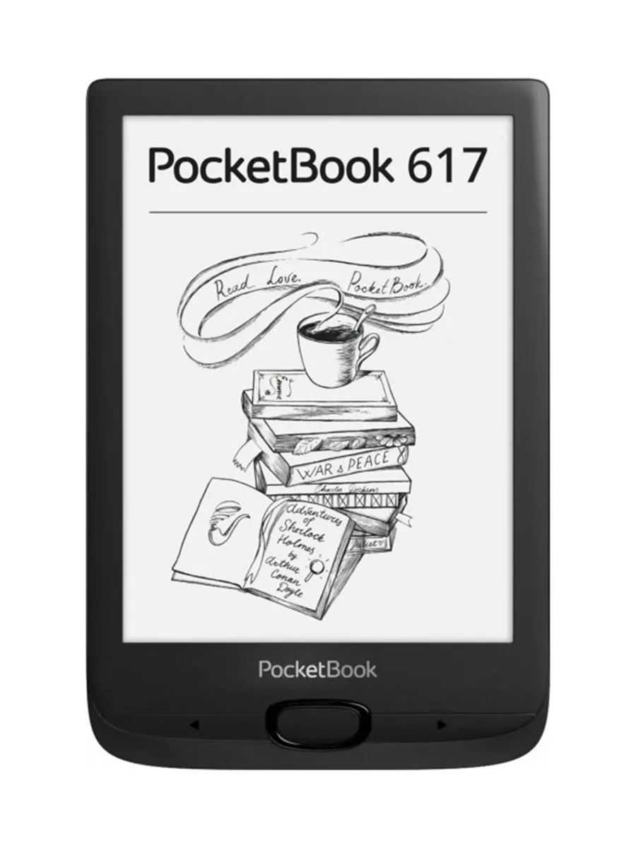 Электронная книга 6″ 512MB PocketBook 617 черный (PB617-P-CIS)