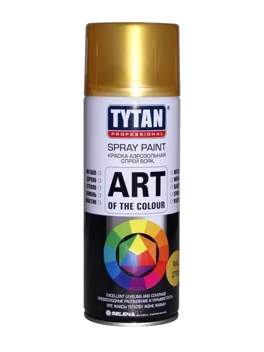 Краска аэрозольная Tytan Spray Paint 400 мл золотой