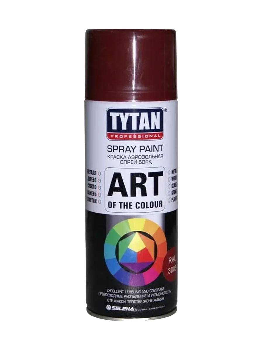 Краска аэрозольная Tytan Spray Paint 400 мл пурпурно-красный