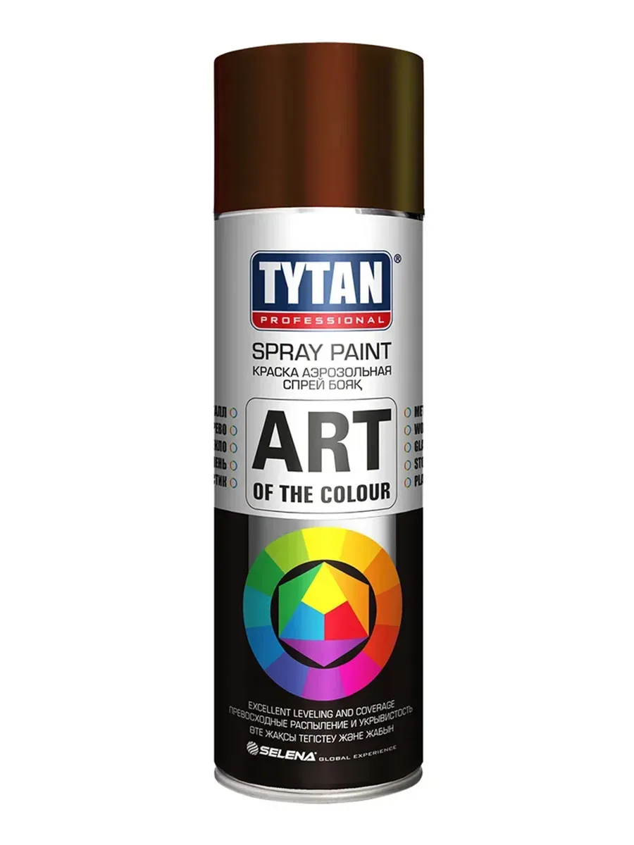 Краска аэрозольная Tytan Spray Paint 400 мл коричневый
