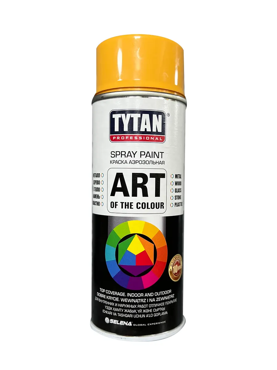 Краска аэрозольная Tytan Spray Paint 400 мл желтый георгин