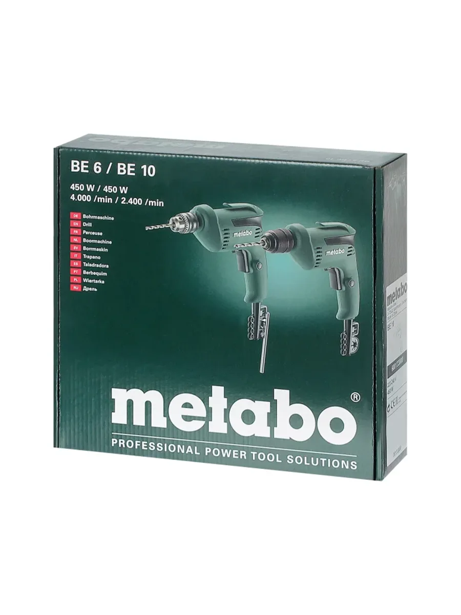 Безударная дрель Metabo BE 6