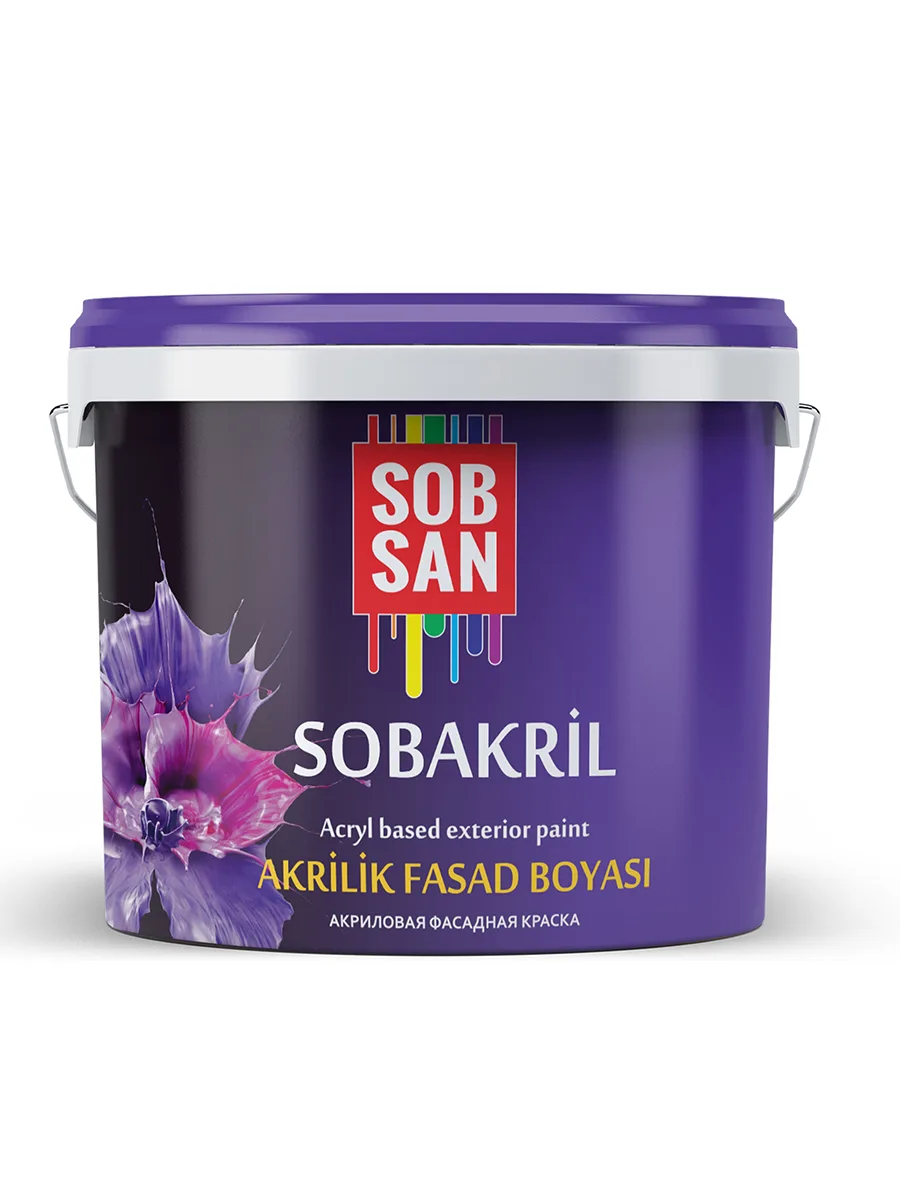 Фасадная эмульсия 25 кг Sobsan Sobakril normal