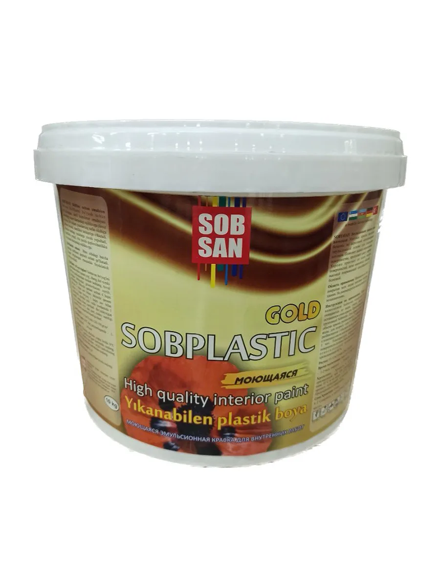 Внутренняя эмульсия 3.5 кг Sobsan Sobplastic Gold