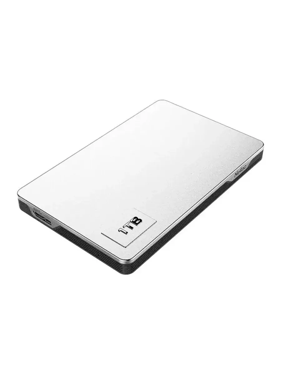 Внешний жесткий диск HDD 4Тб Netac K338 серебристый (NT05K338N-004T-30SL)