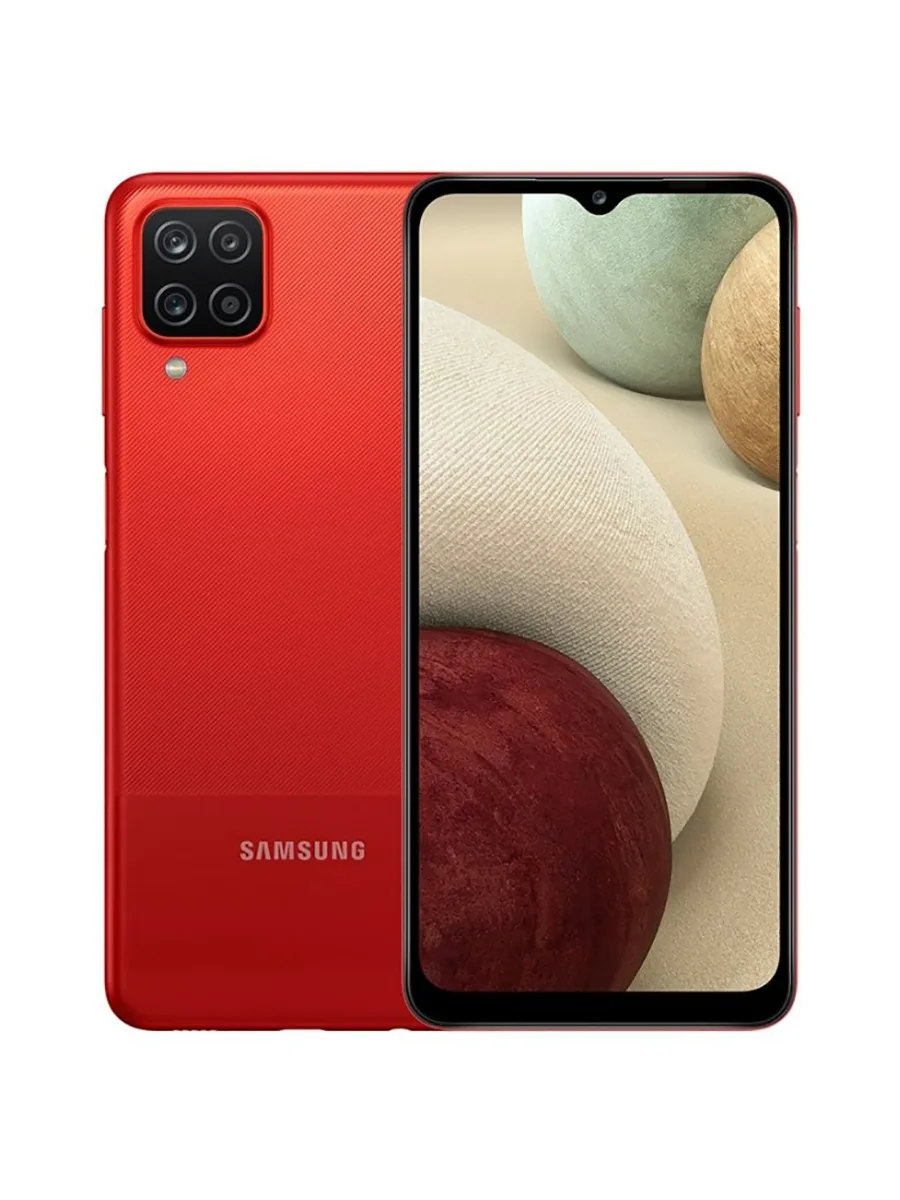 Смартфон Samsung Galaxy A12 6.5″ 32GB красный