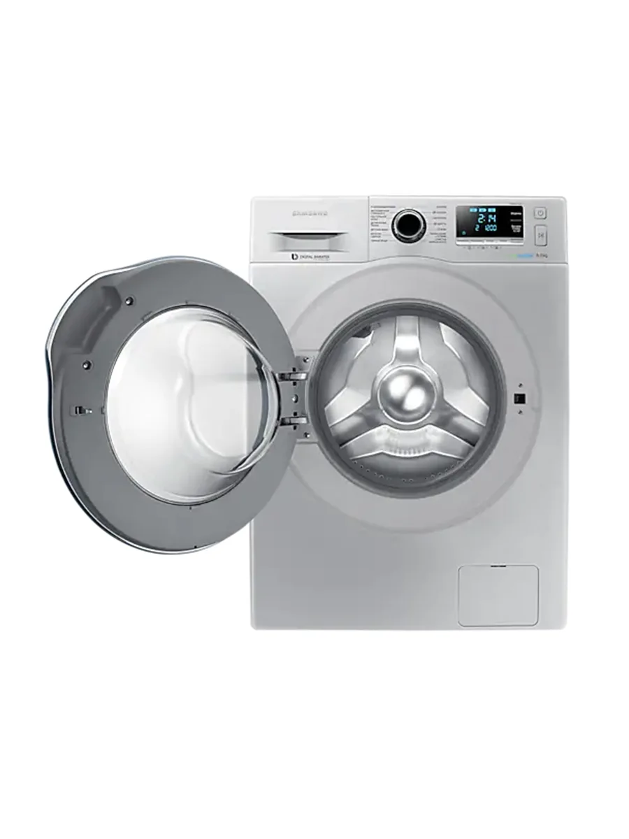 Автоматическая стиральная машина 8кг Samsung WW6000J серый (WW80J6210CSOLD)