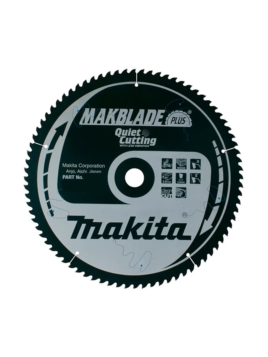 Пильный диск по дереву 260 х 30 мм Makita B-08800