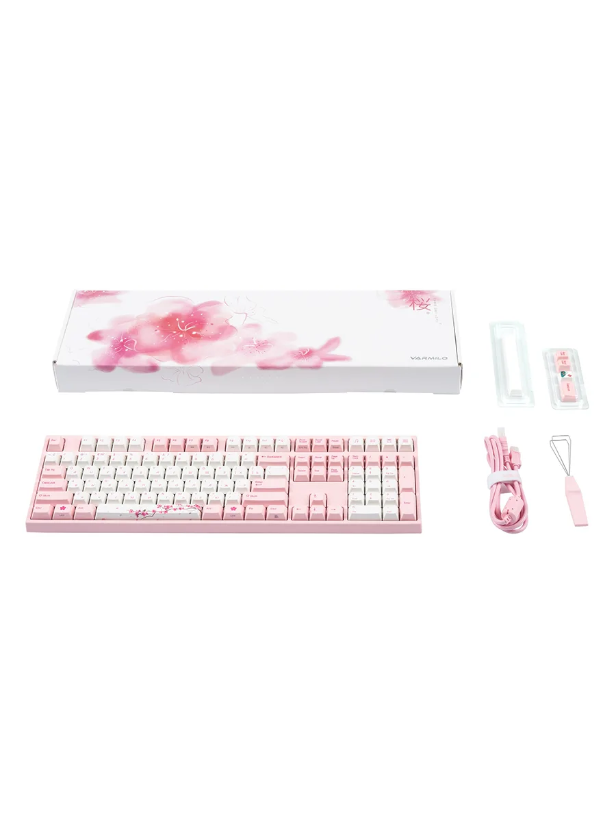 Игровая клавиатура Varmilo VA108M Sakura Cherry MX Brown