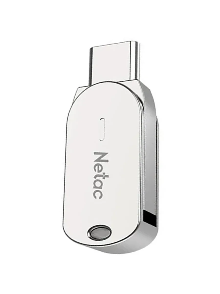 USB флешка 32Гб Netac U785C серебристый