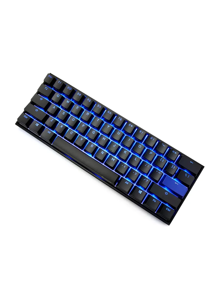 Игровая клавиатура Ducky Mecha Mini Cherry Blue RGB черный