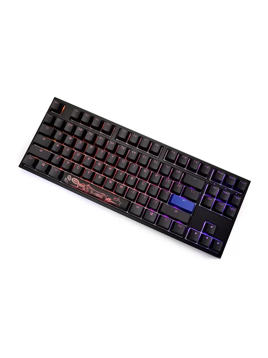 Игровая клавиатура Ducky One 2 TKL Cherry Blue RGB LED черный