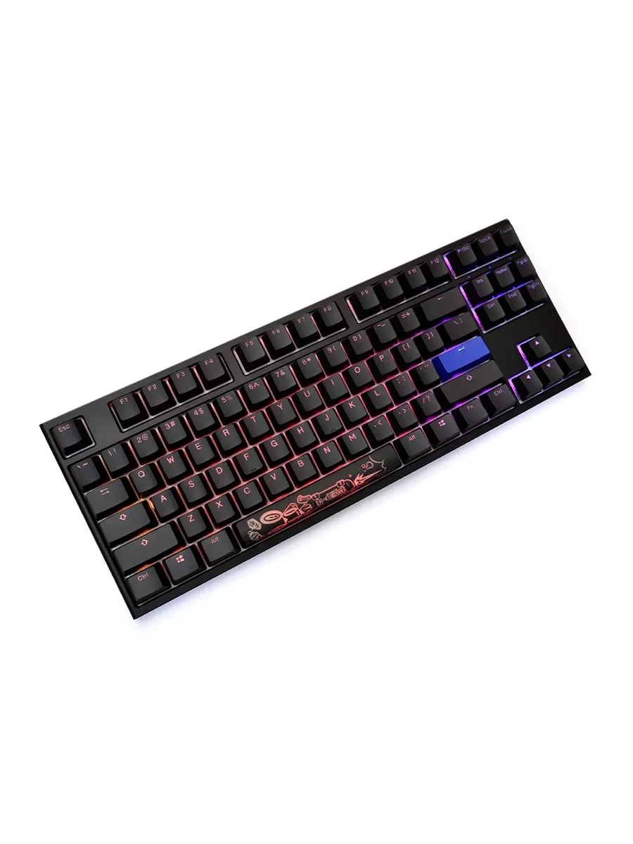 Игровая клавиатура Ducky One 2 TKL Cherry Blue RGB LED черный