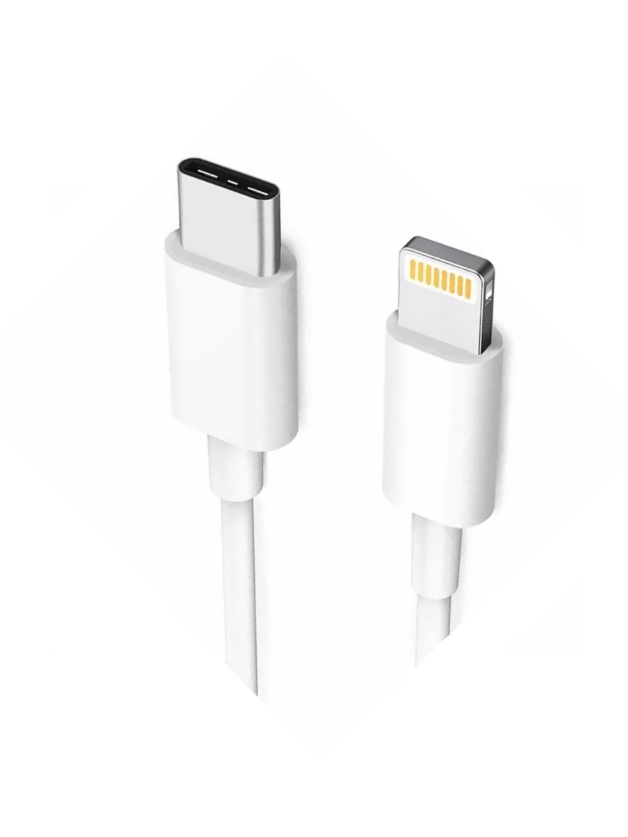 Кабель передачи данных USB Type-C - Lightning Apple MKQ42ZM/A белый