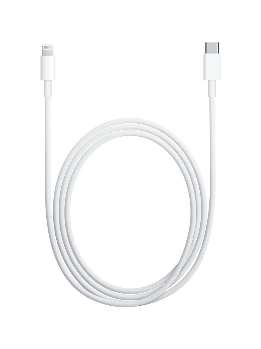 Кабель передачи данных USB Type-C - Lightning Apple MKQ42ZM/A белый