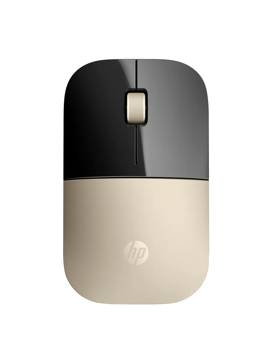 Беспроводная мышь 1200 dpi 3 клавиши HP Z3700 золотой