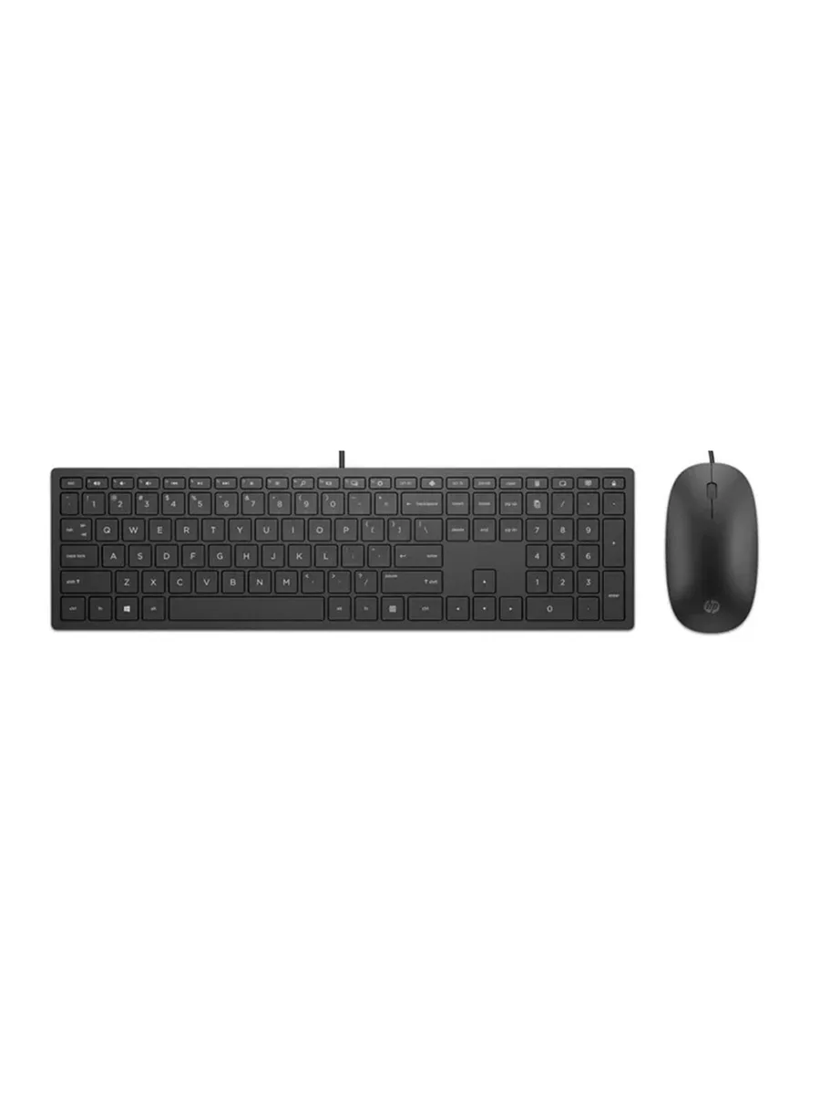 Проводная клавиатура и мышь HP Pavilion 400 черный