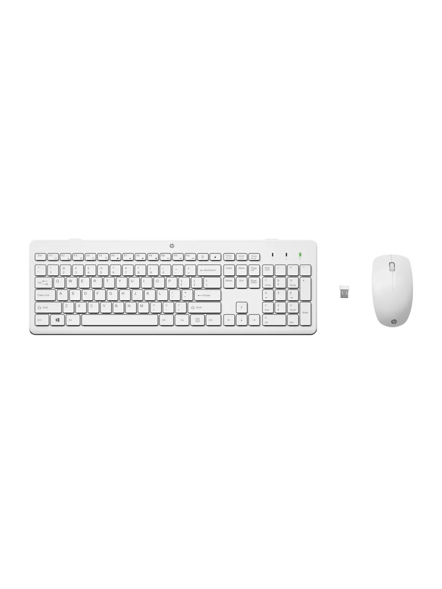 Беспроводная клавиатура и мышь HP Combo 230 белый