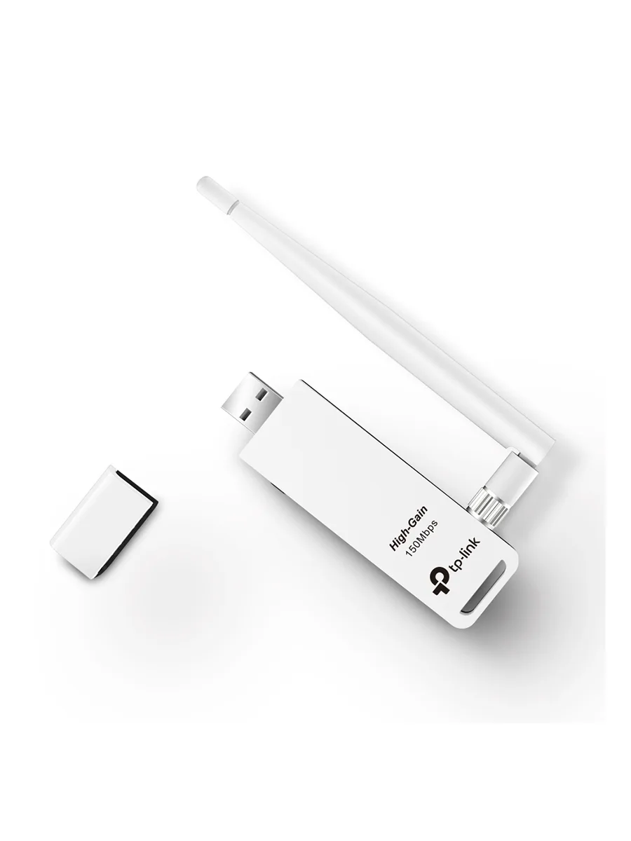 Wi-Fi USB-адаптер 2.4 ГГц TP-Link TL-WN722N высокого усиления
