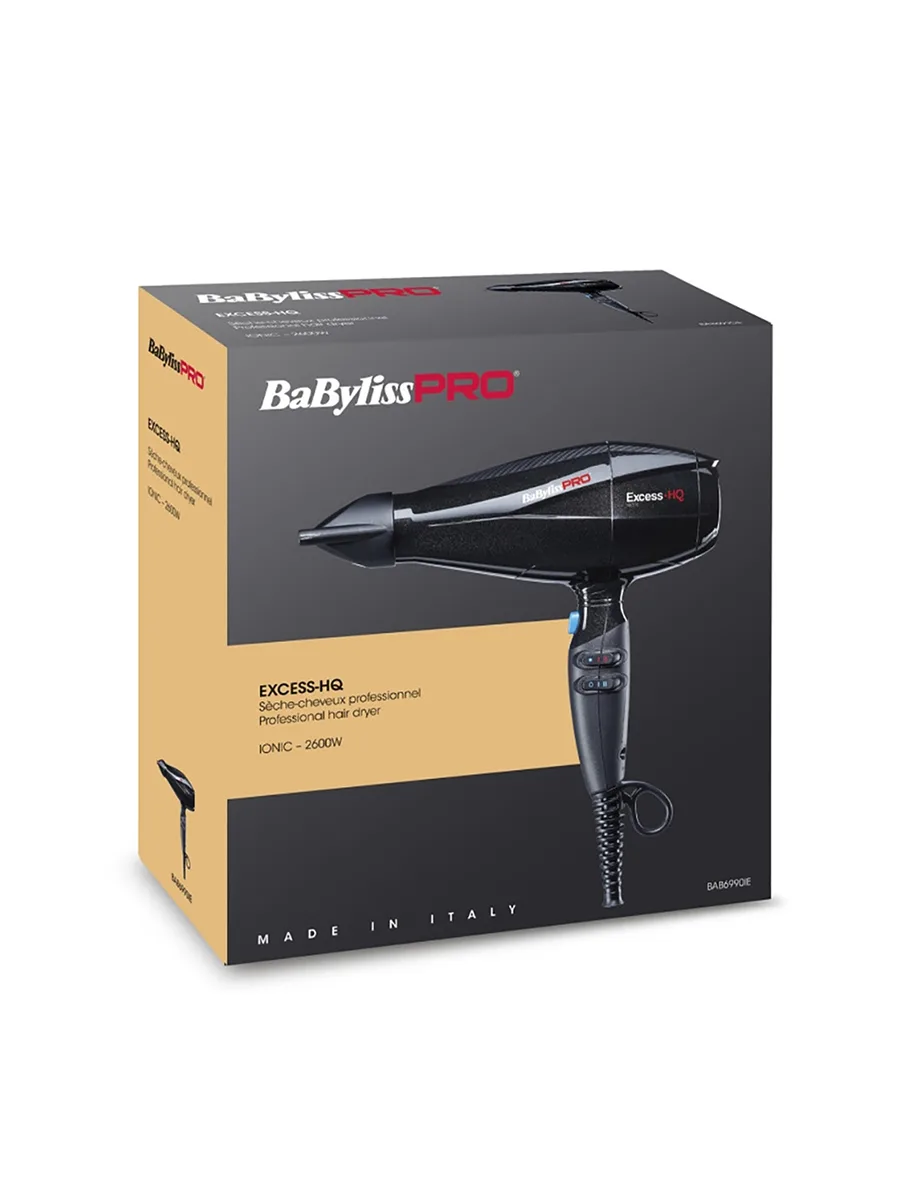 Фен для волос BaByliss BAB6990IE черный