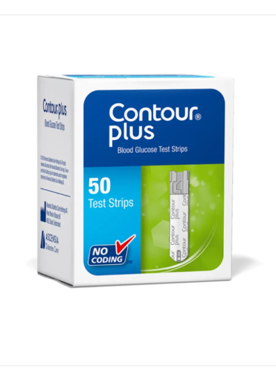 Тест-полоска Contour Plus Glucose Strip 50s