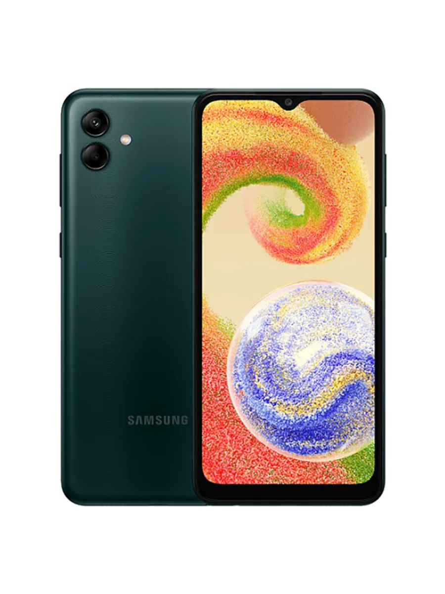 Смартфон Samsung Galaxy A04 6.5″ 64GB зелёный