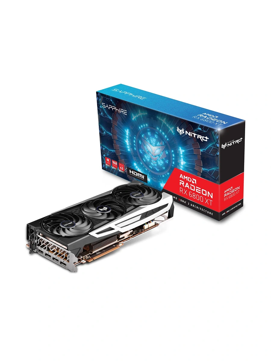 Видеокарта SAPPHIRE Radeon RX 6800 XT Nitro+ OC 16GB