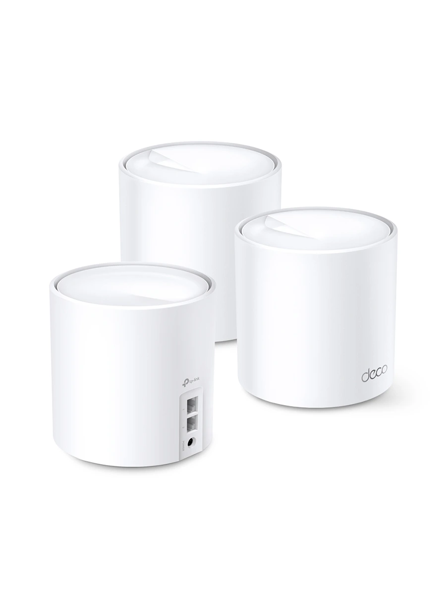 Wi-Fi Mesh система TP-Link Deco X60 (3-pack) 2.4/5 ГГц 2402 Мбит/с