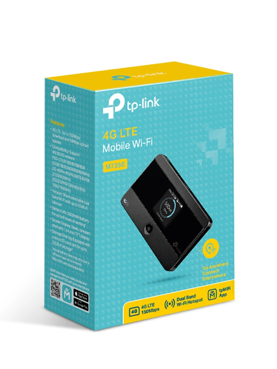 Wi-Fi роутер TP-Link M7350 2.4 ГГц 300 Мбит/с