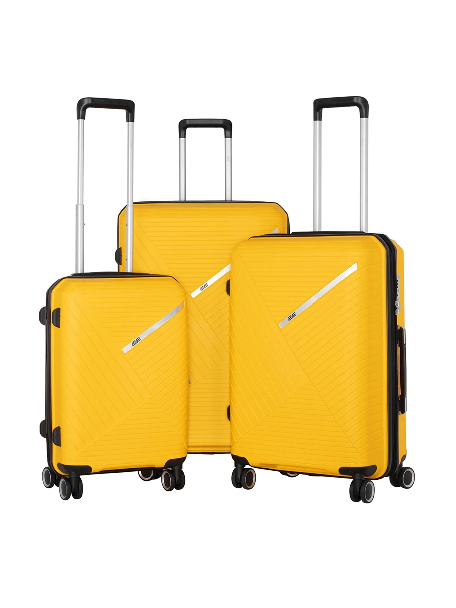 Набор чемоданов 2E SIGMA EXP (L+M+S) жёлтый