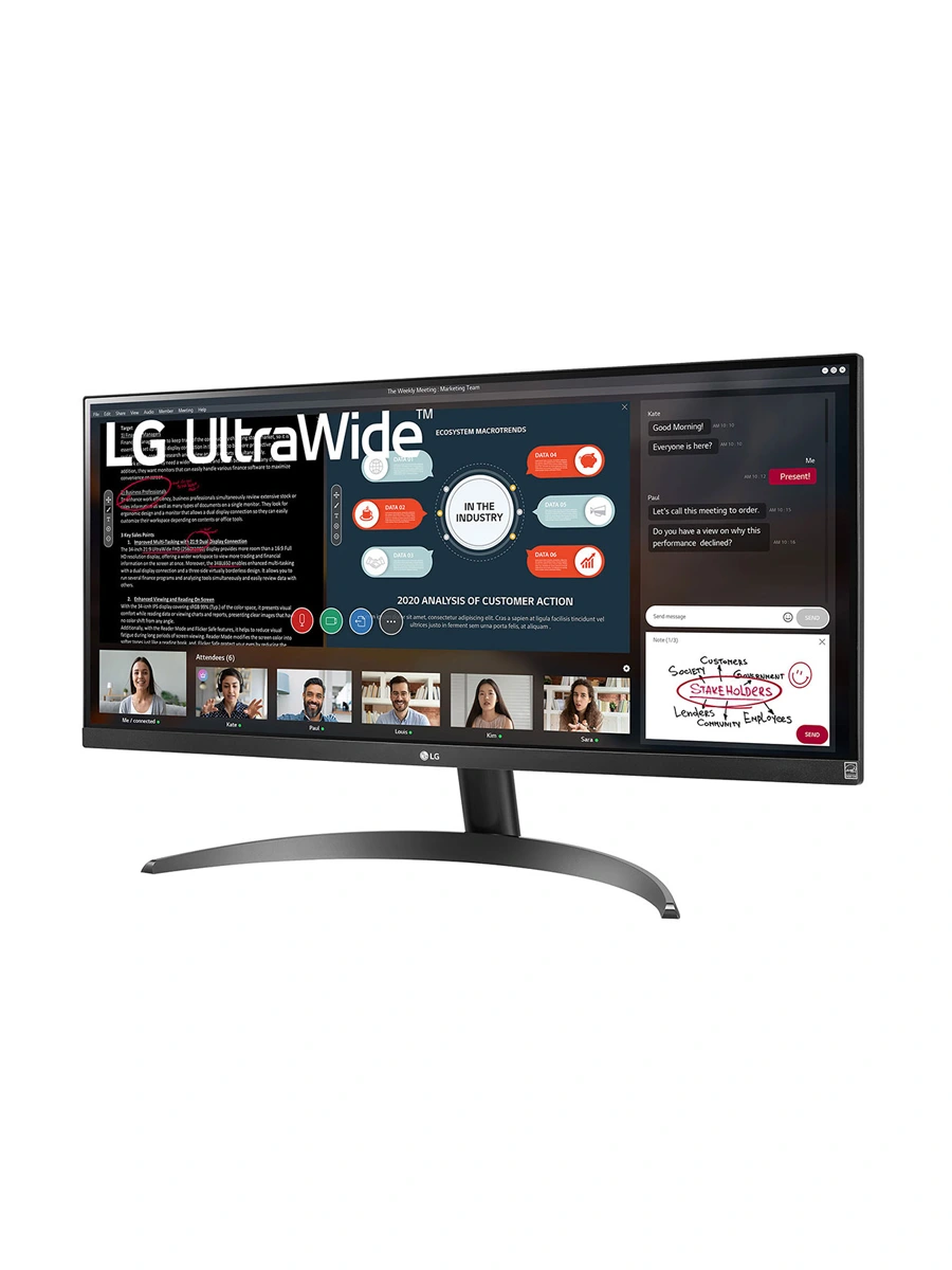 Монитор LG UltraWide 29WP500-B 29"