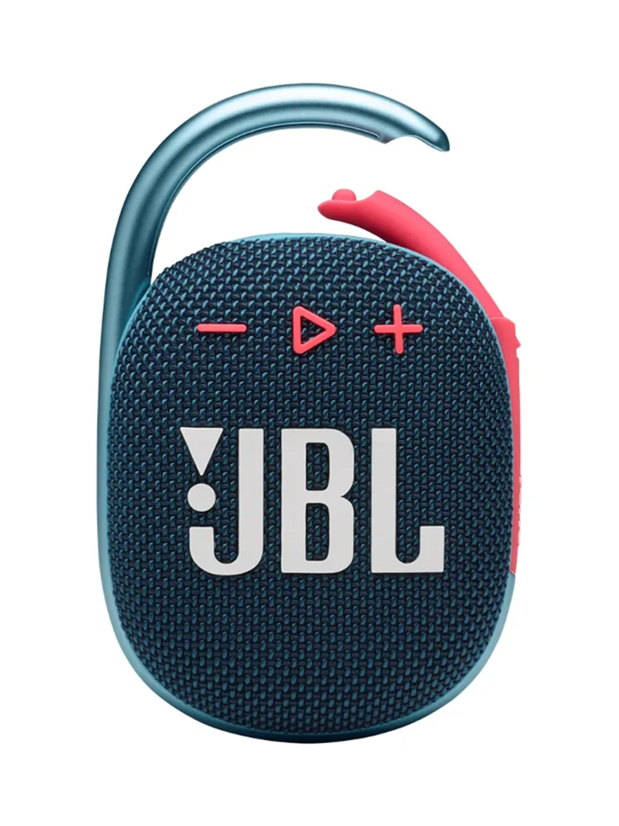Портативная беспроводная колонка JBL Clip-4 синий-красный