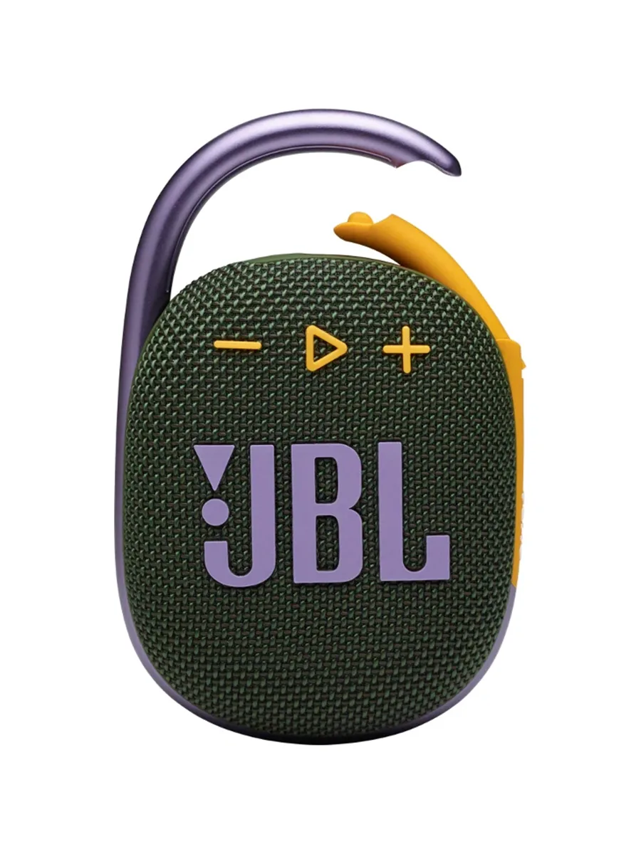 Портативная беспроводная колонка JBL Clip-4 фиолетовый-жёлтый