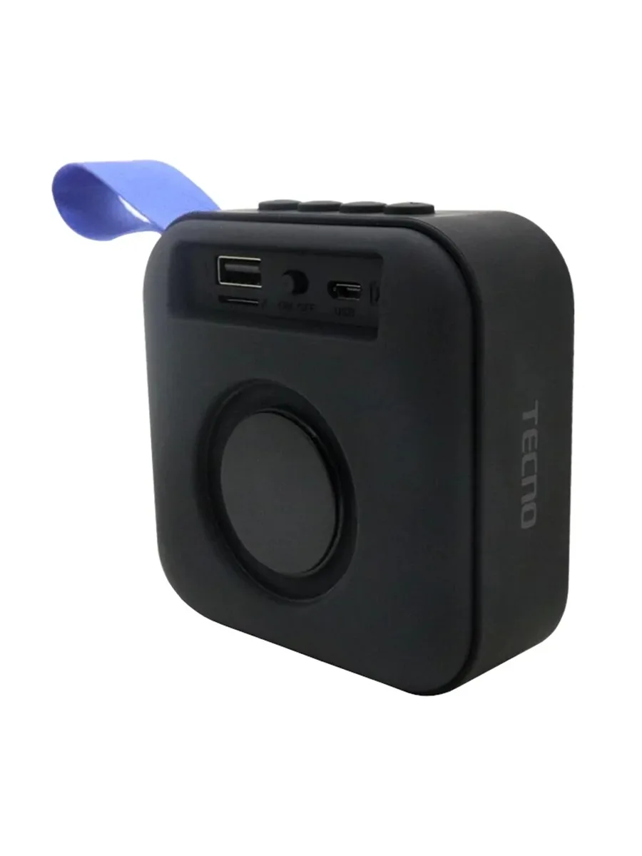 Портативная беспроводная колонка Tecno Square S1 черный