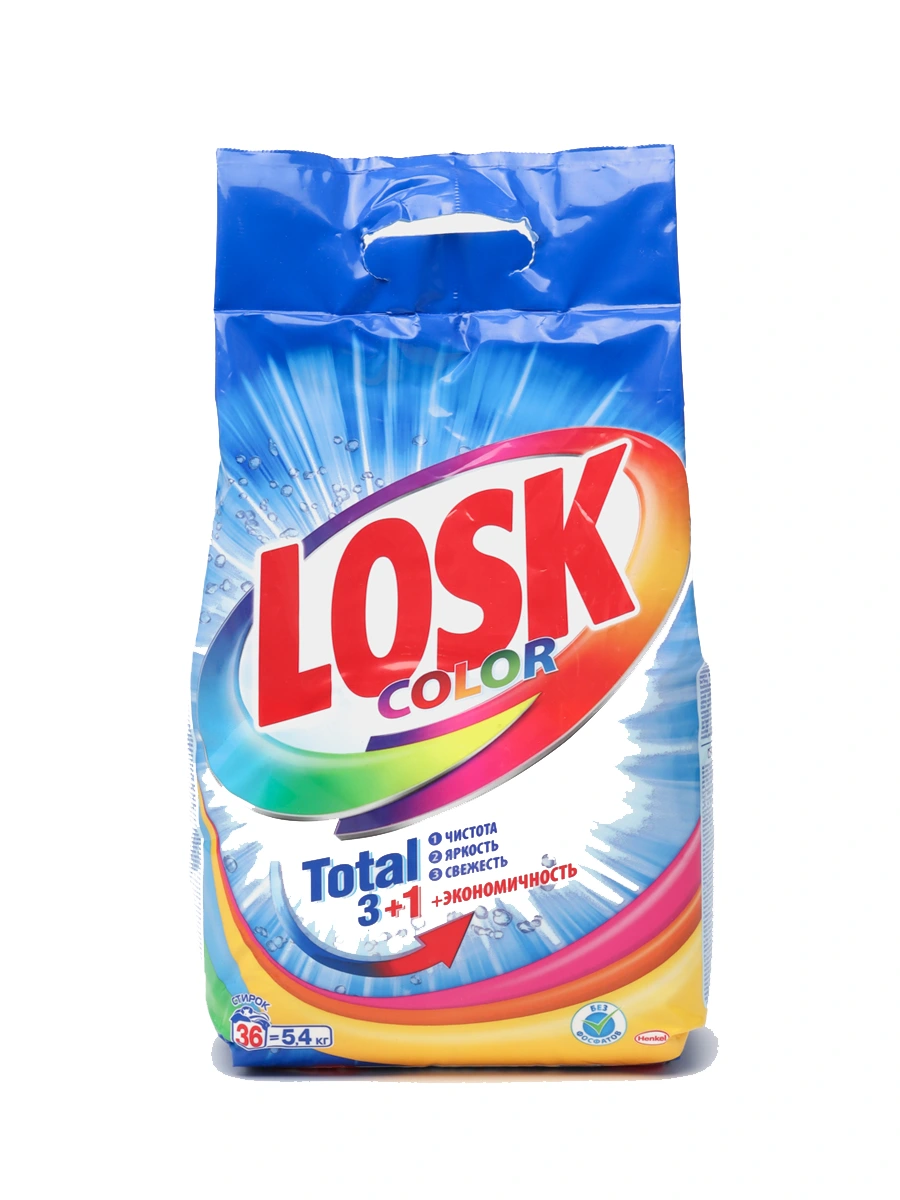 Стиральный порошок Losk Color, для цветного белья, 5.4кг