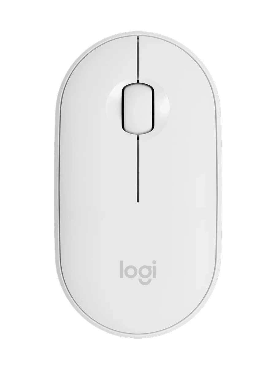 Беспроводная мышь Logitech Pebble M350 белый (4Q77VCLT6N)