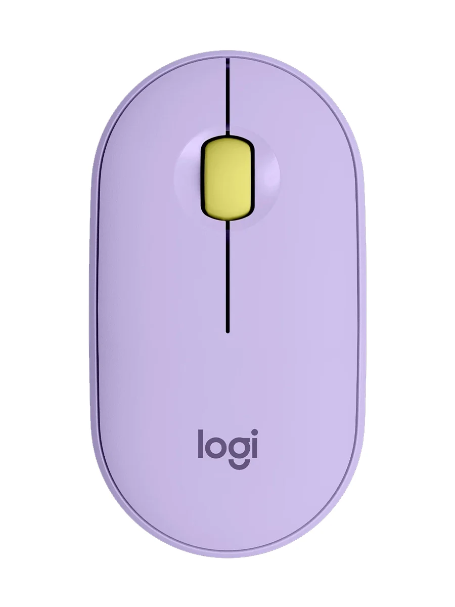 Беспроводная мышь Logitech Pebble M350 сиреневый (ULHK4ZL9NV)