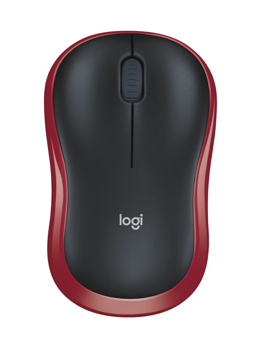 Беспроводная мышь Logitech M185 красный (JNTA5N7T2J)