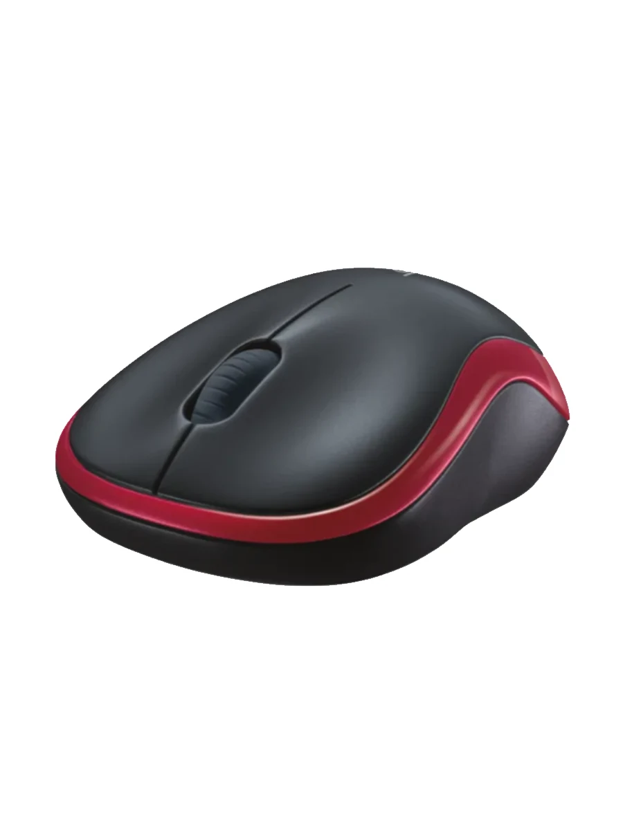 Беспроводная мышь Logitech M185 красный (JNTA5N7T2J)