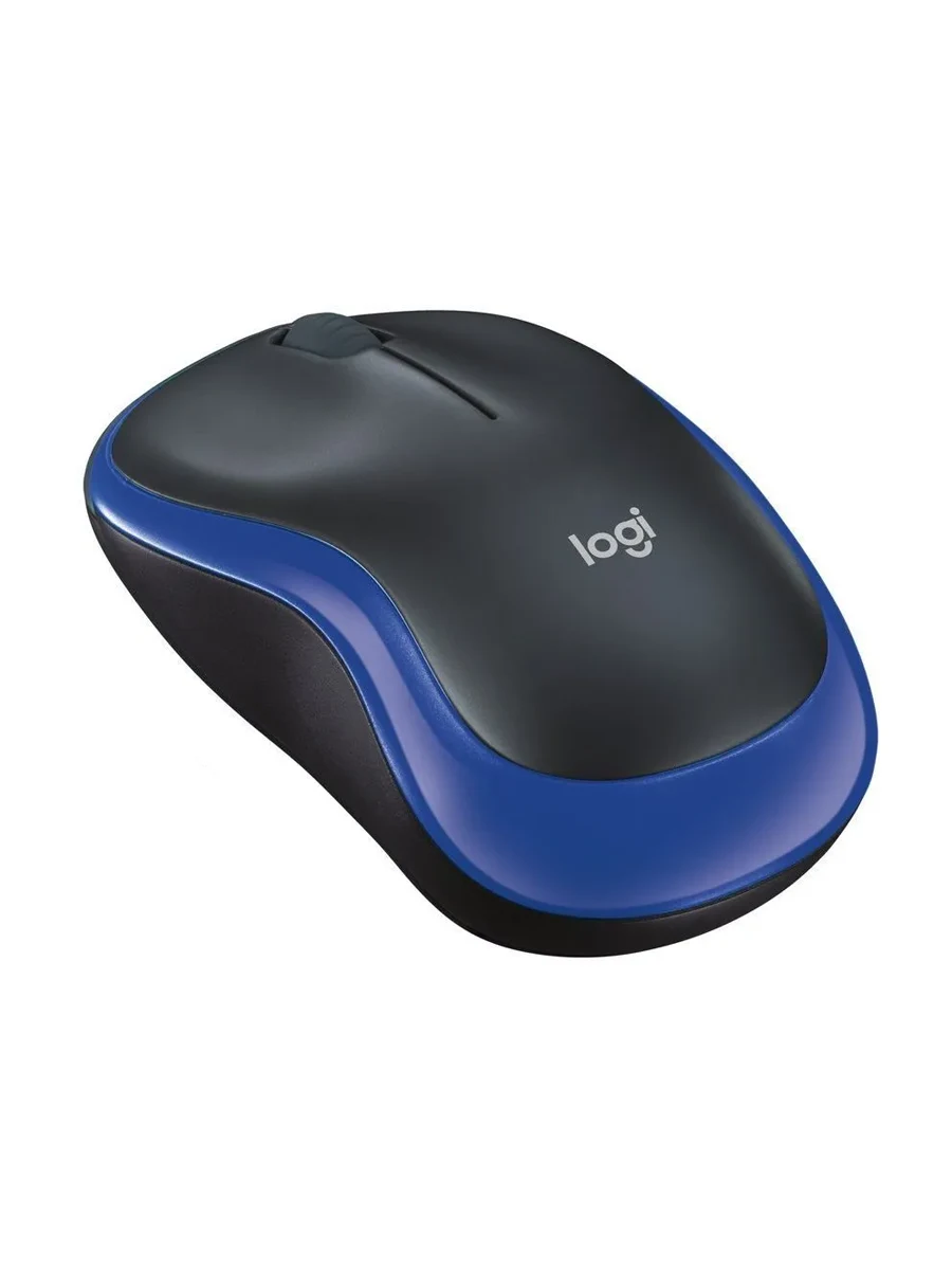 Беспроводная мышь Logitech M185 синий (X9BM5MV6UP)