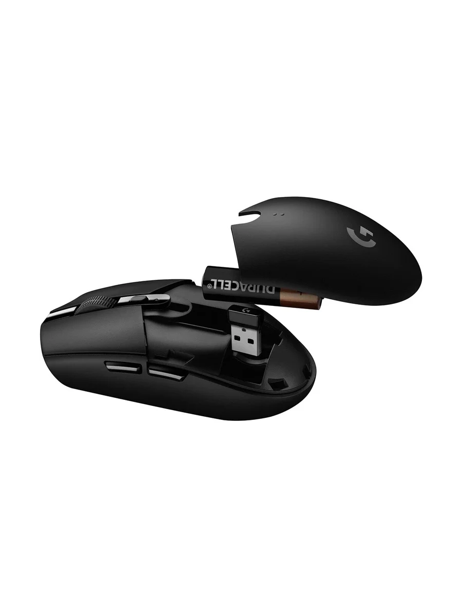 Беспроводная игровая мышь Logitech G305 Lightspeed черный (WO3RZ2O5SV)