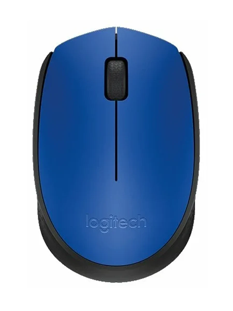 Беспроводная мышь Logitech M171 синий (UVQ72QEZQP)