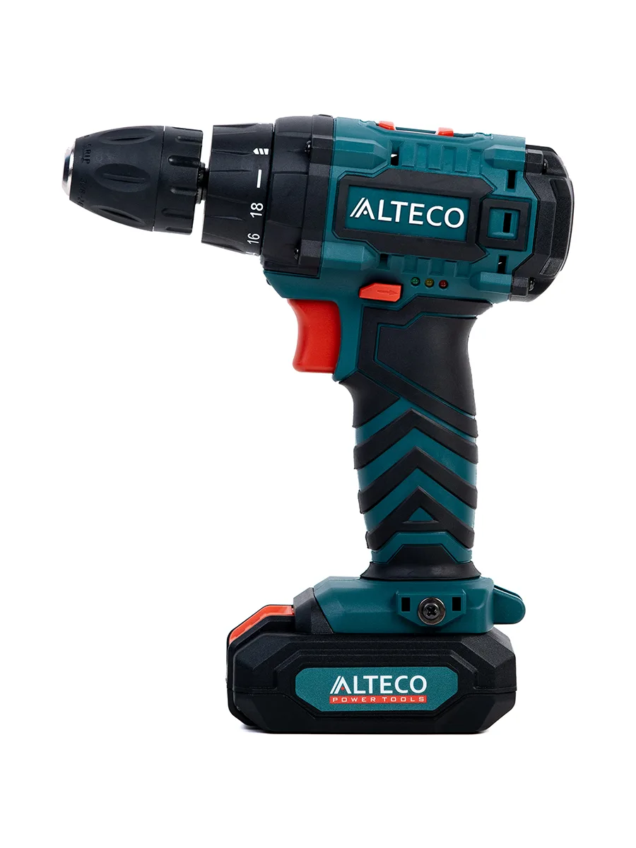 Двухскоростная безударная дрель-шуруповёрт Alteco CD 1610 LI X2