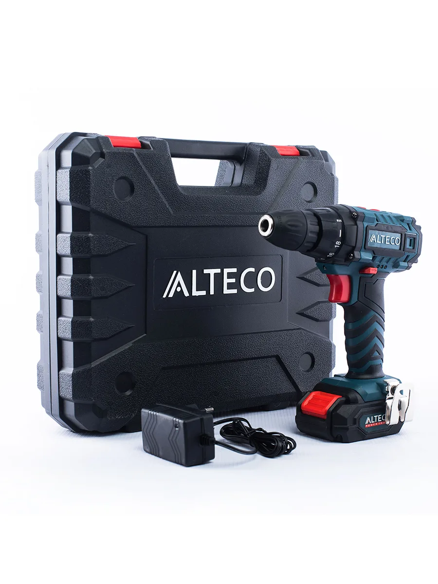 Двухскоростная безударная дрель-шуруповёрт Alteco CD 1410