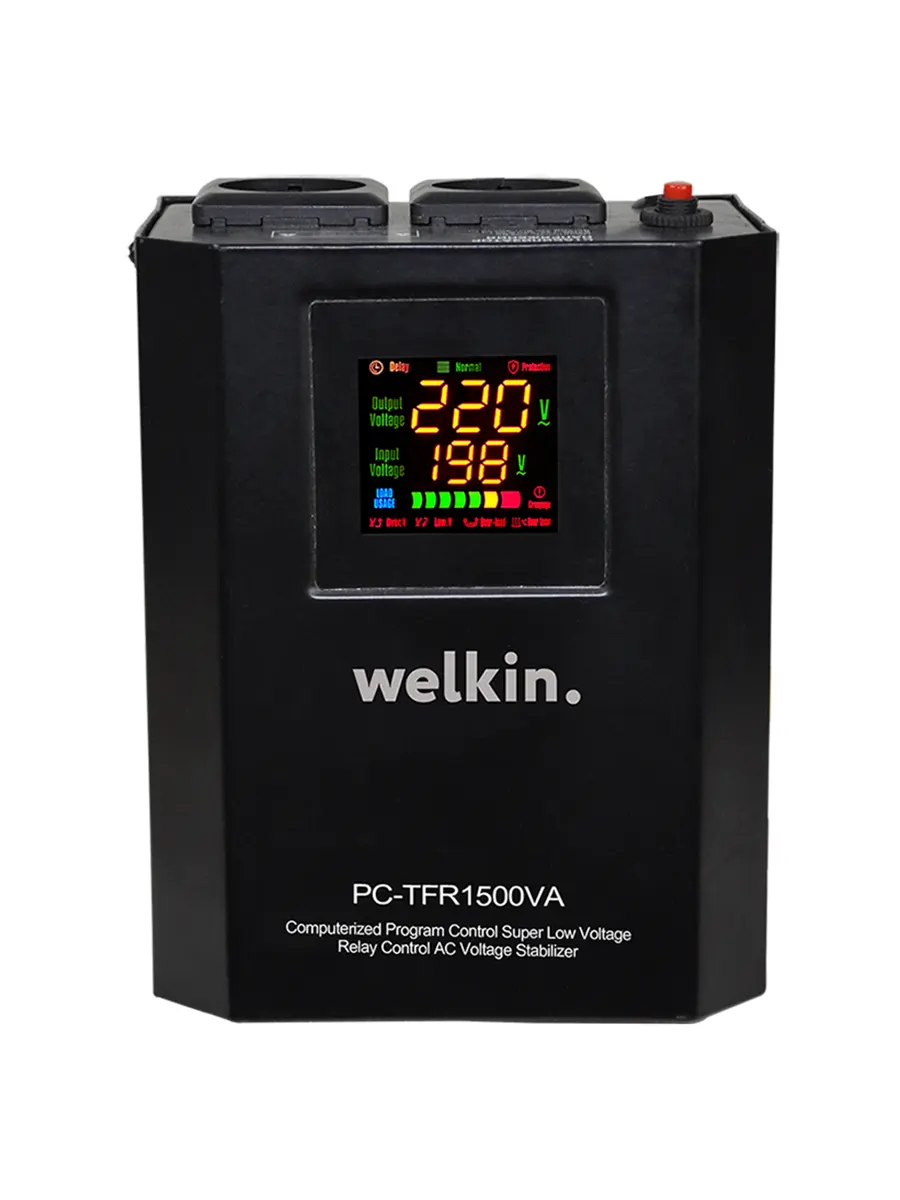 Стабилизатор напряжения 10 кВа  80/270 220В Welkin PC-TWR10000Va