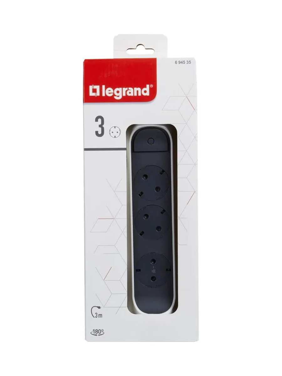 Удлинитель 3х 3м Legrand LG 694535